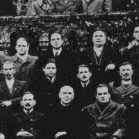 A Demokrata Néppárt képviselői az 1947-es választások után. (Középen Barankovics István)